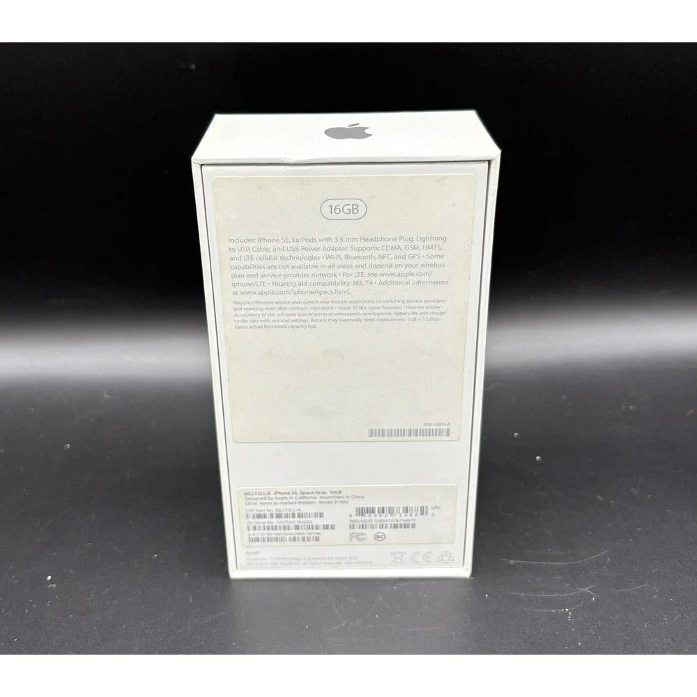 iPhone SE Space Gray / Box & Inserts Only / OEM Apple